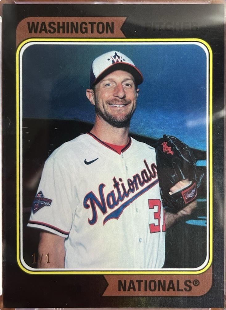 Max Scherzer [Black Holo Foil] #163