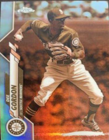 Dee Gordon [Orange Wave Refractor] #107
