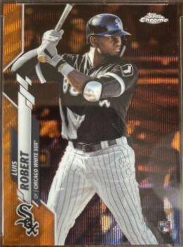 Luis Robert [Orange Wave Refractor] #60
