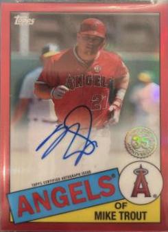 Mike Trout [Red Refractor] #1