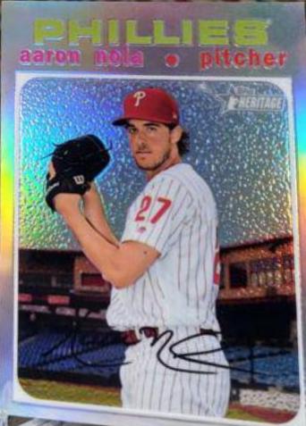 Aaron Nola [Chrome Refractor] #THC-53