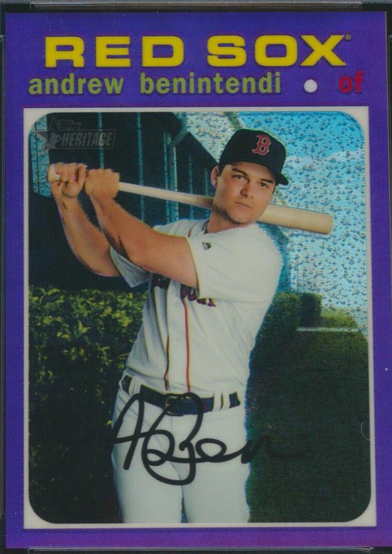 Andrew Benintendi [Chrome Purple Refractor] #THC-419