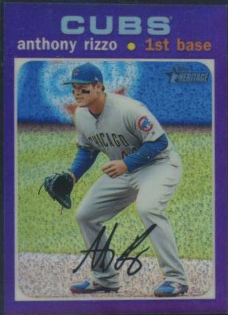 Anthony Rizzo [Chrome Purple Refractor] #THC-373
