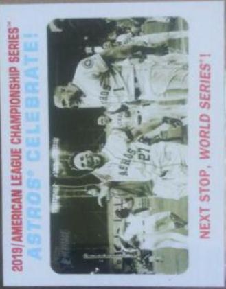Astros Celebrate [White Border] #201