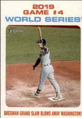 Bregman Grand Slam Blows Away Washington [White Border] #330