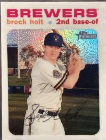 Brock Holt [Chrome White Refractor] #THC-509