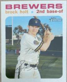 Brock Holt [White Border] #509