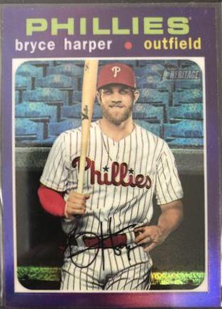 Bryce Harper [Chrome Purple Refractor] #THC-447