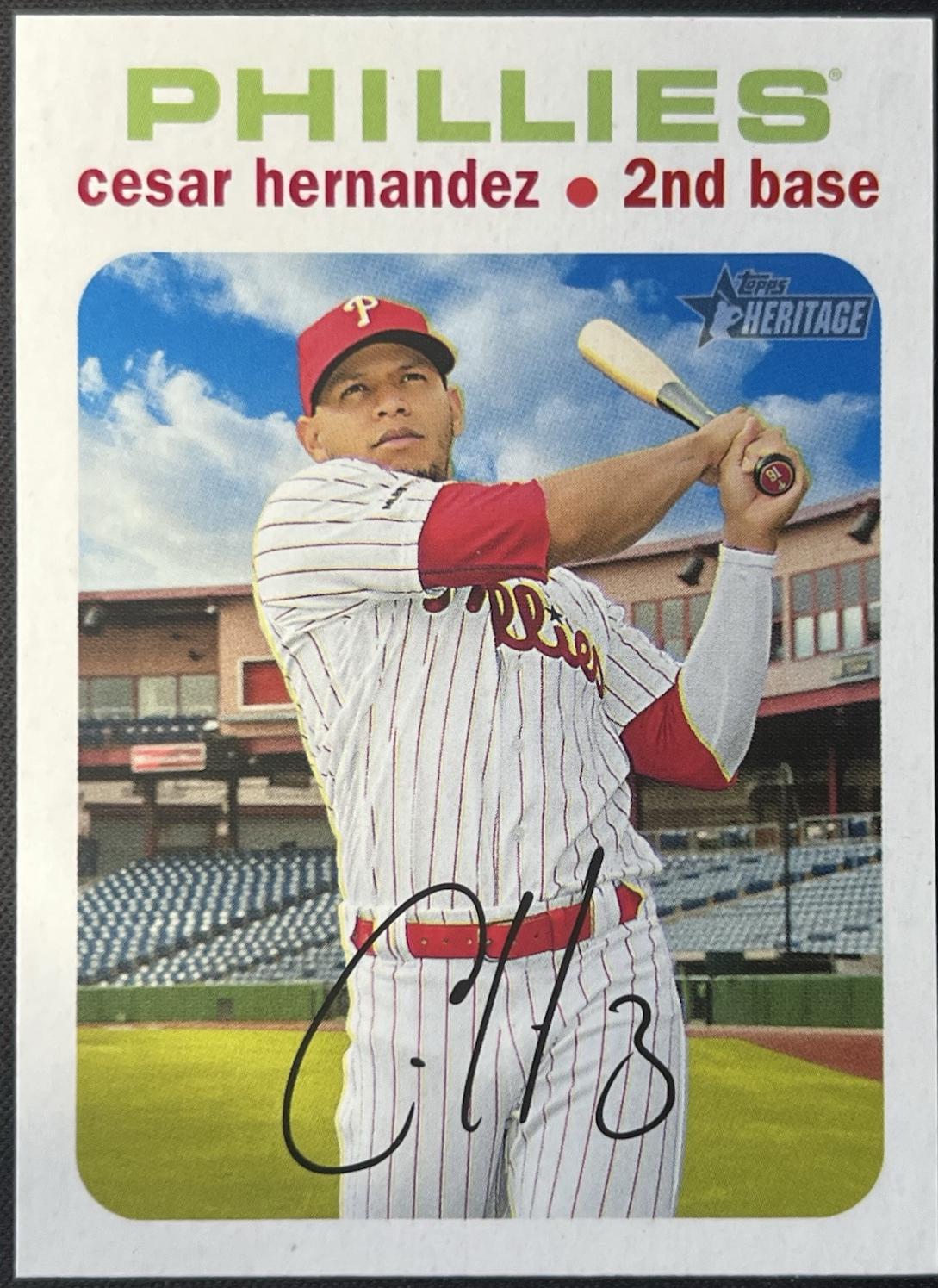 Cesar Hernandez [White Border] #136