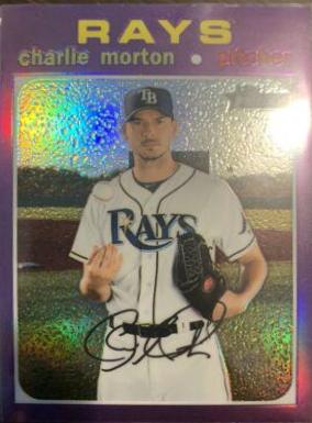 Charlie Morton [Chrome Purple Refractor] #THC-498
