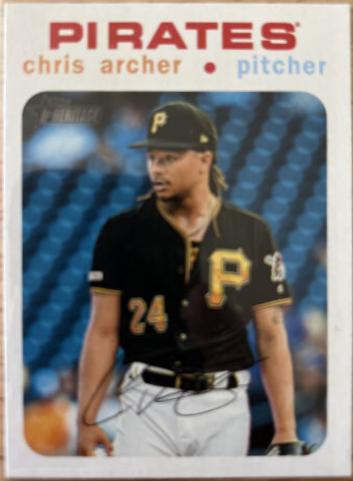 Chris Archer [White Border] #311