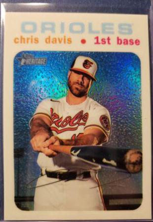 Chris Davis [Chrome White Refractor] #THC-519