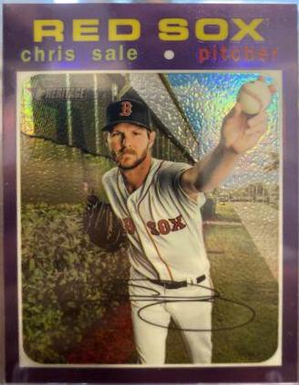 Chris Sale [Chrome Purple Refractor] #THC-451
