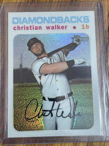 Christian Walker [Chrome White Refractor] #THC-488