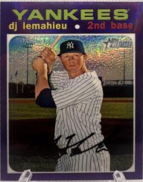 DJ LeMahieu [Chrome Purple Refractor] #THC-415