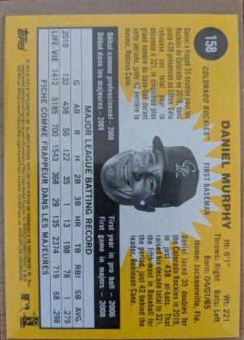 Daniel Murphy [French Text] #158