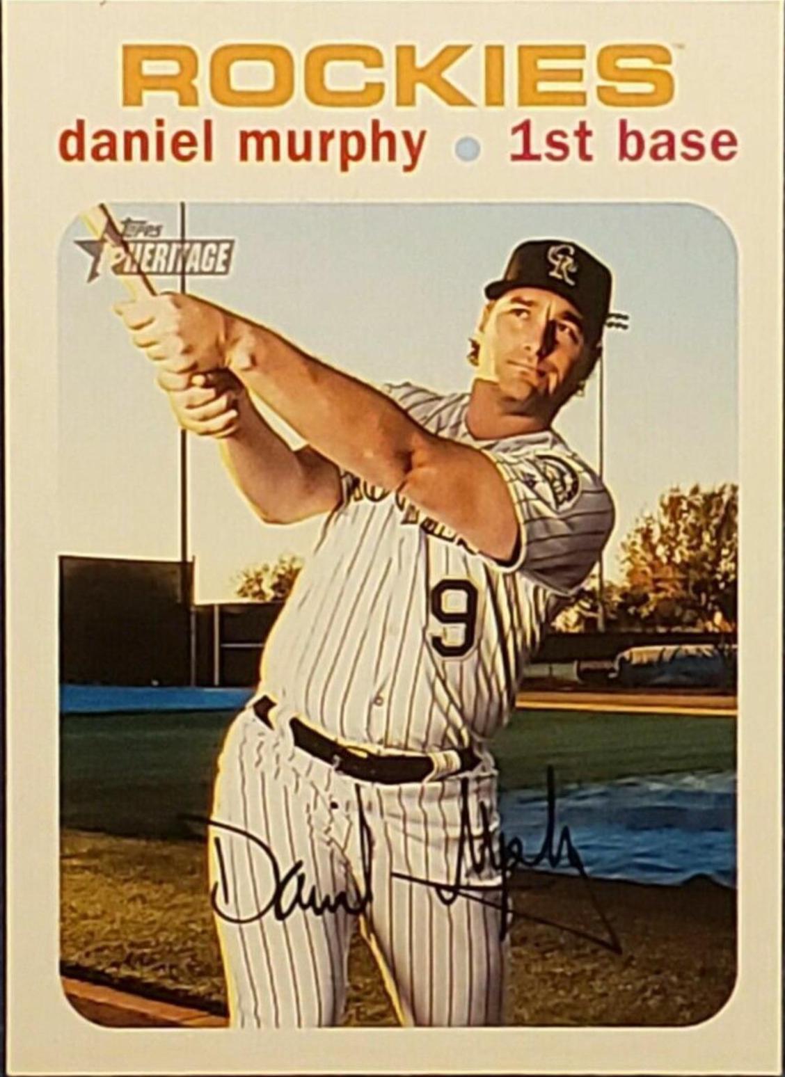 Daniel Murphy [White Border] #158
