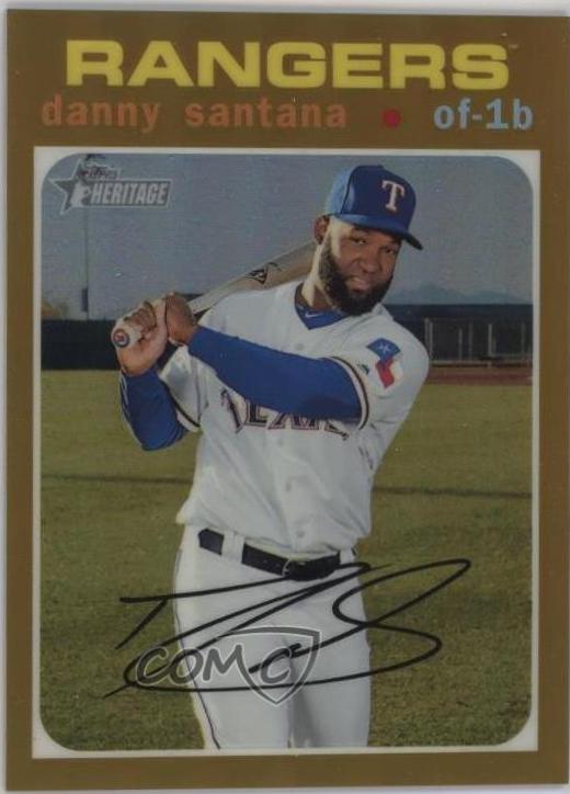Danny Santana [Chrome Gold Refractor] #THC-175