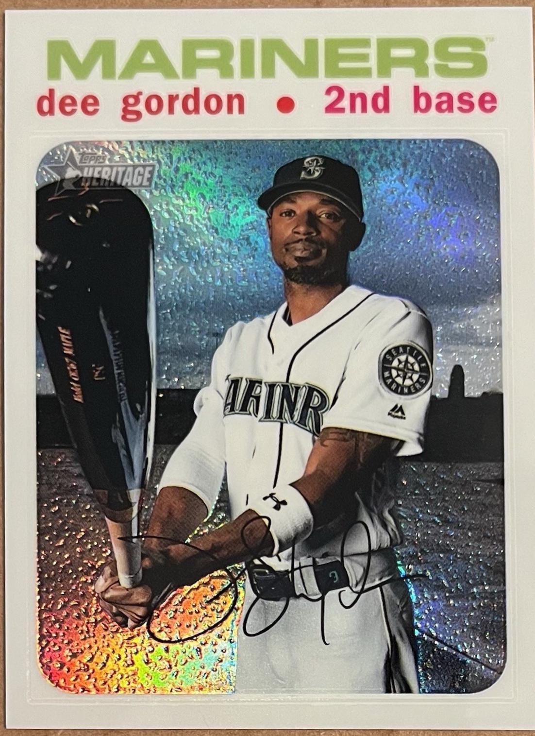 Dee Gordon [Chrome Exclusive White Refractor] #THC-405
