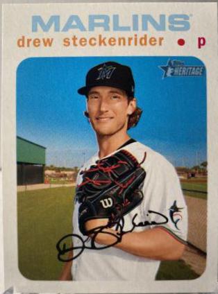 Drew Steckenrider [White Border] #655