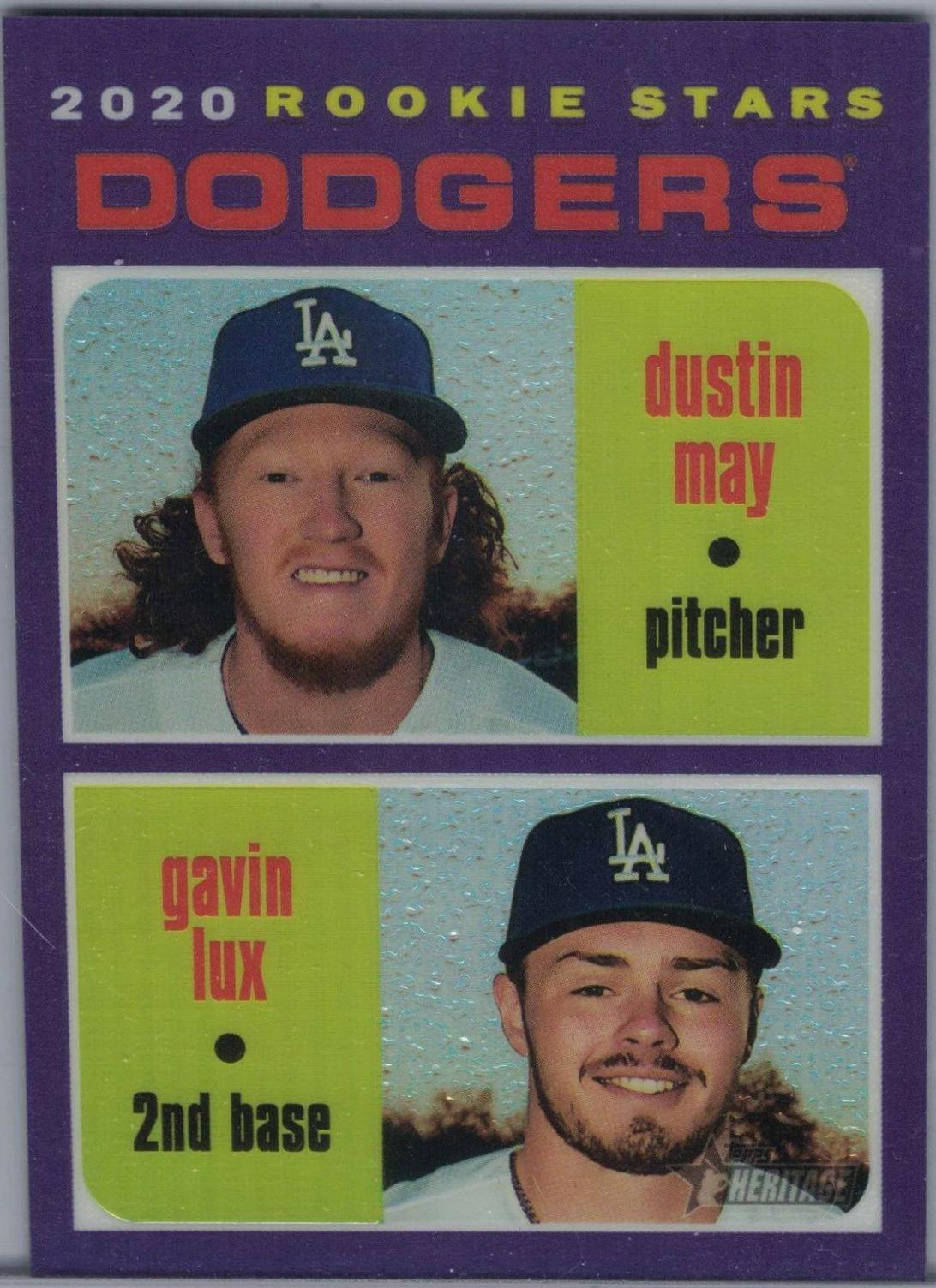 Dustin May / Gavin Lux [Chrome Purple Refractor] #THC-188