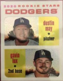 Dustin May / Gavin Lux [Chrome White Refractor] #THC-188