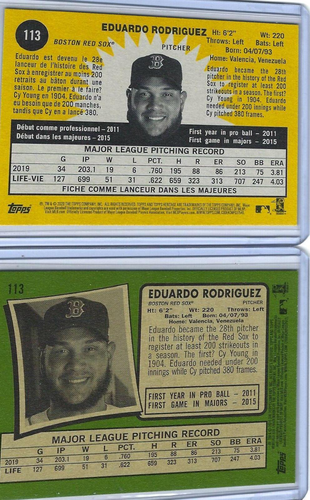 Eduardo Rodriguez [French Text] #113