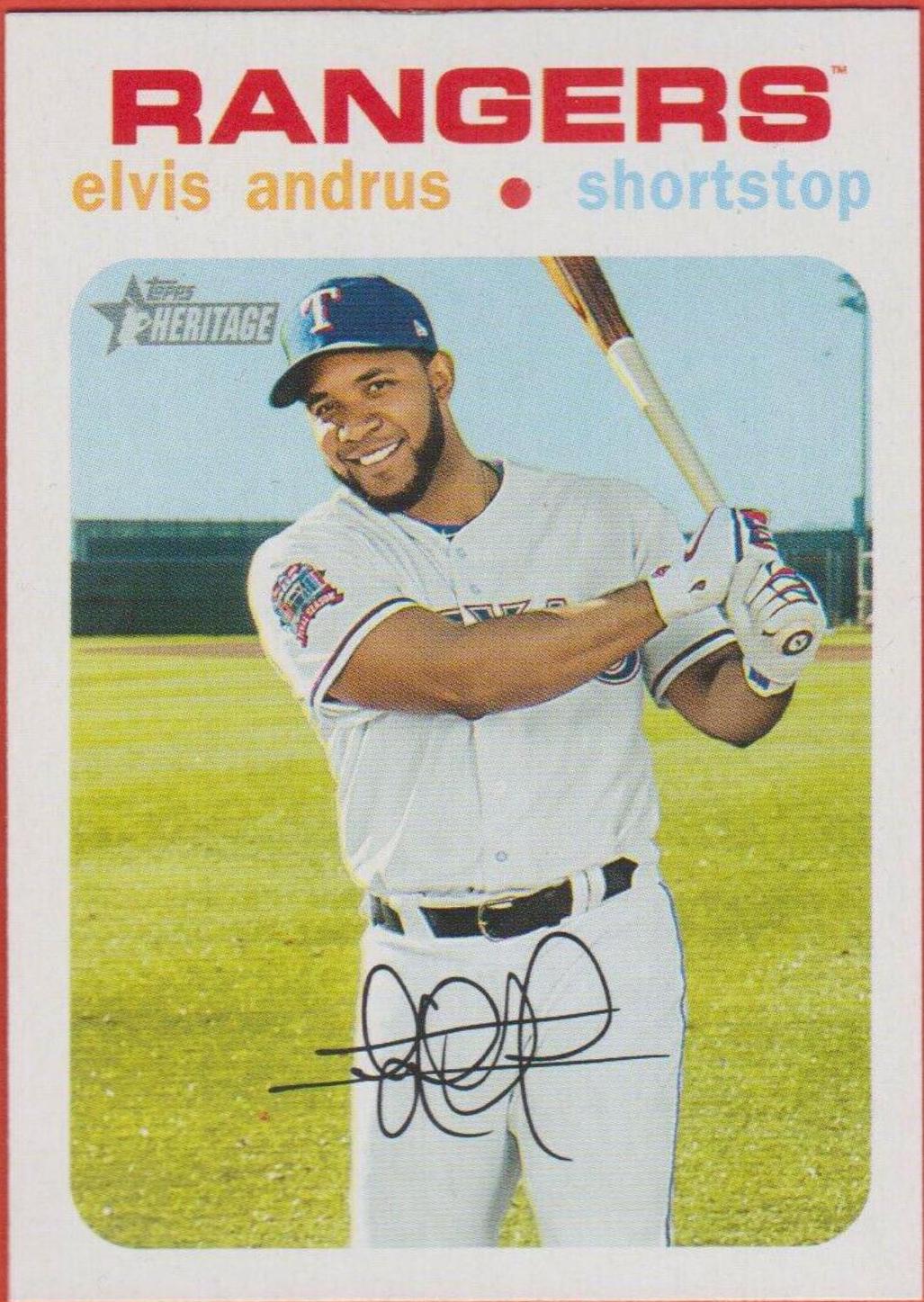 Elvis Andrus [White Border] #401