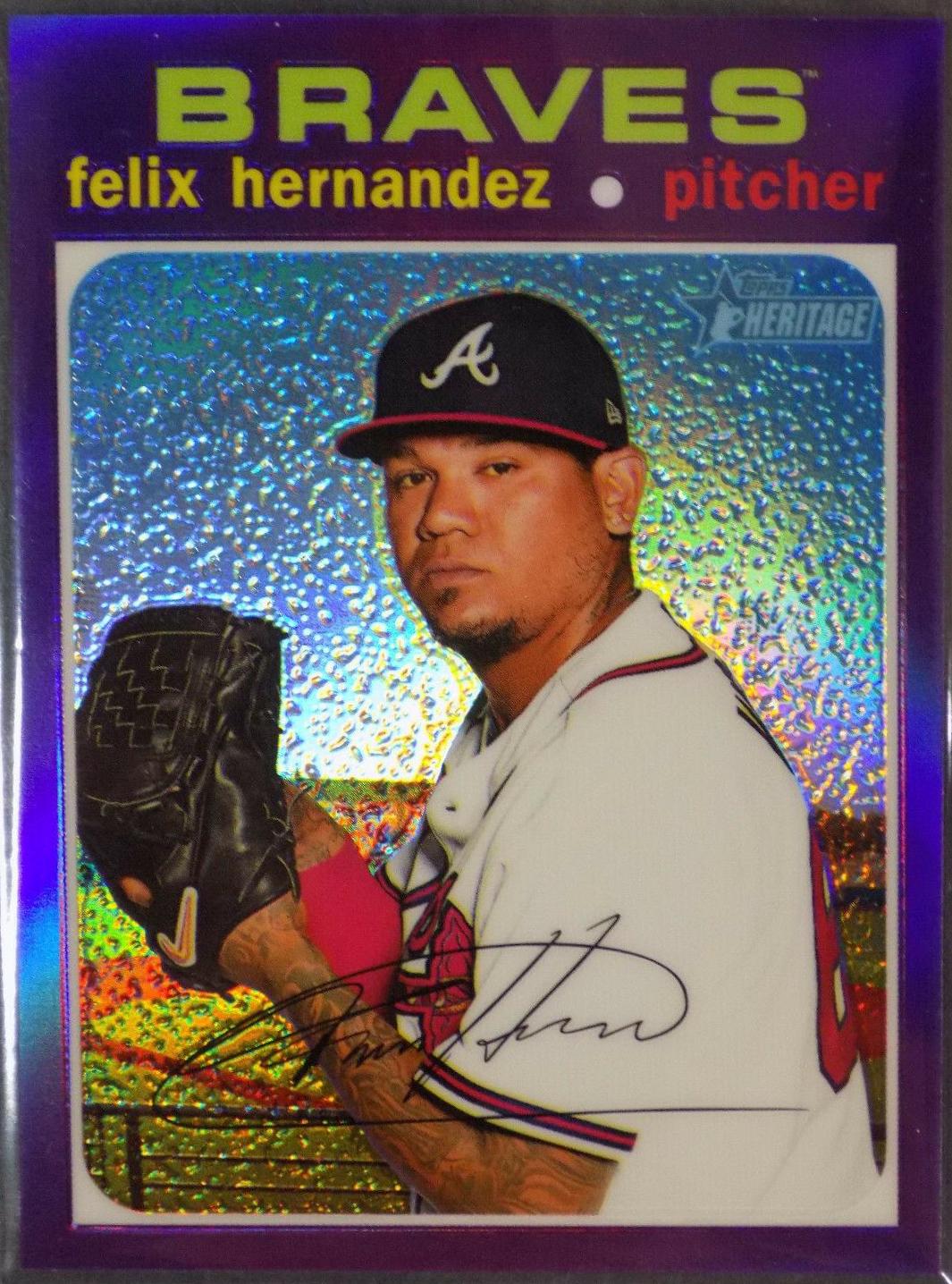 Felix Hernandez [Chrome Purple Refractor] #THC-518