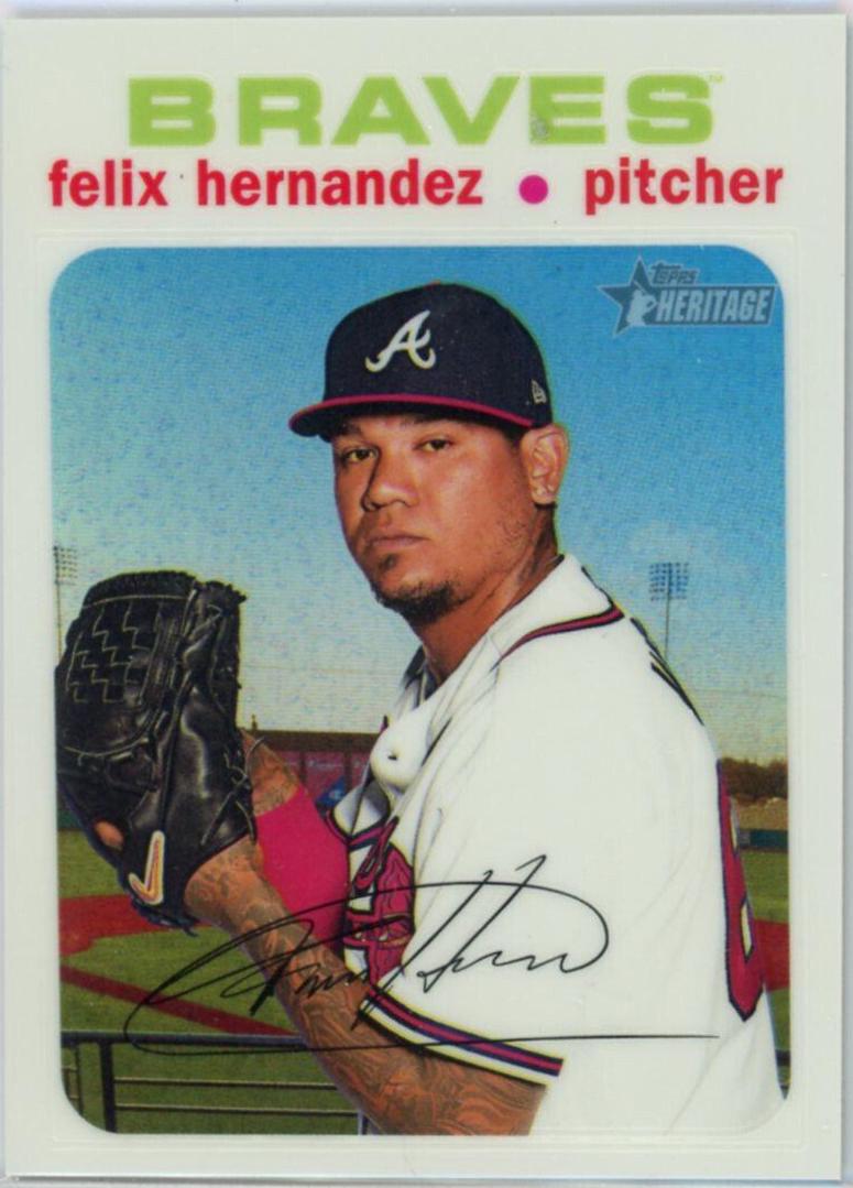 Felix Hernandez [Chrome White Refractor] #THC-518