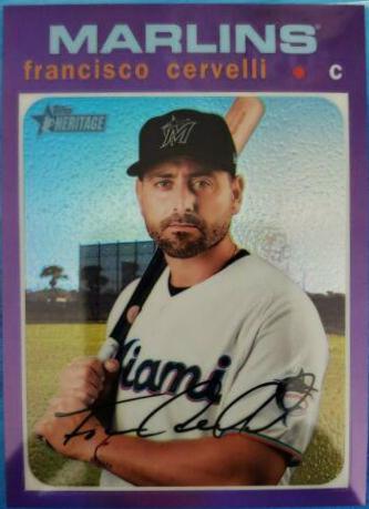 Francisco Cervelli [Chrome Purple Refractor] #THC-532