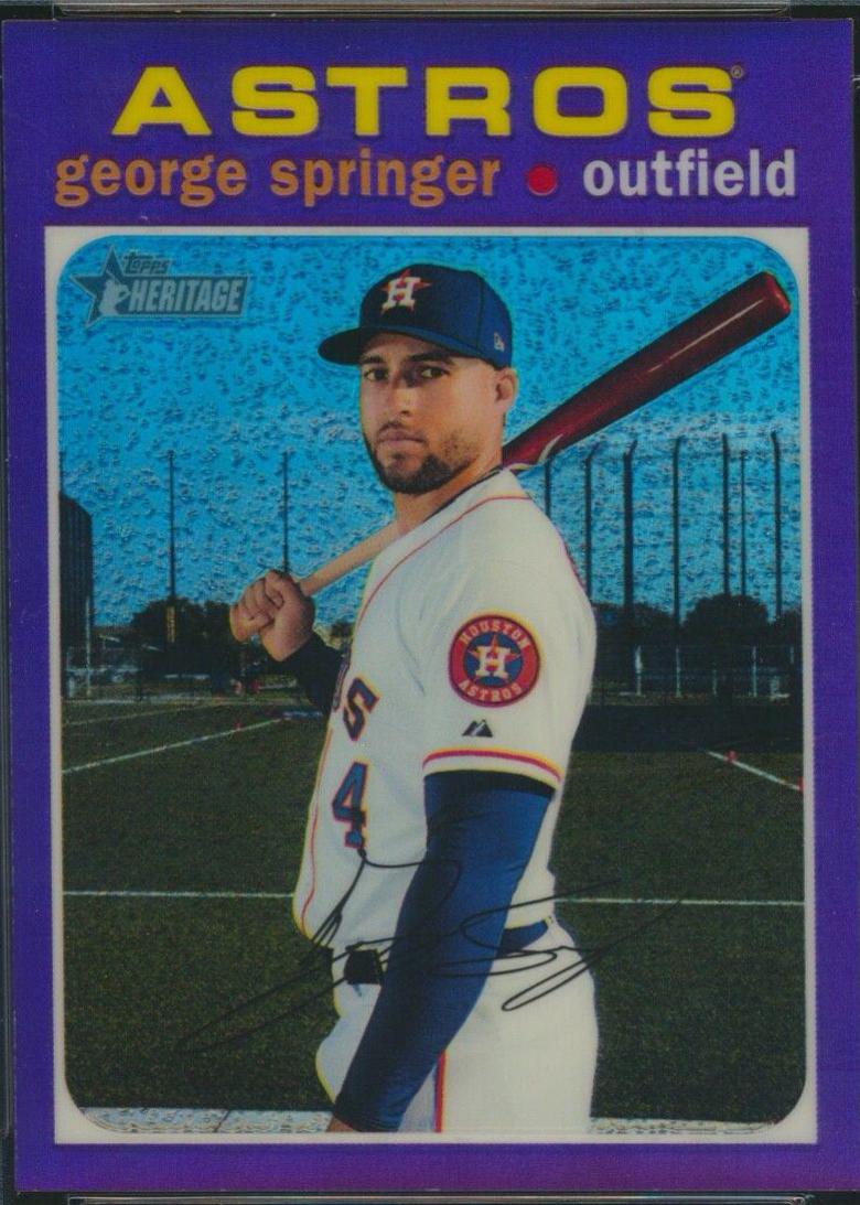 George Springer [Chrome Purple Refractor] #THC-244