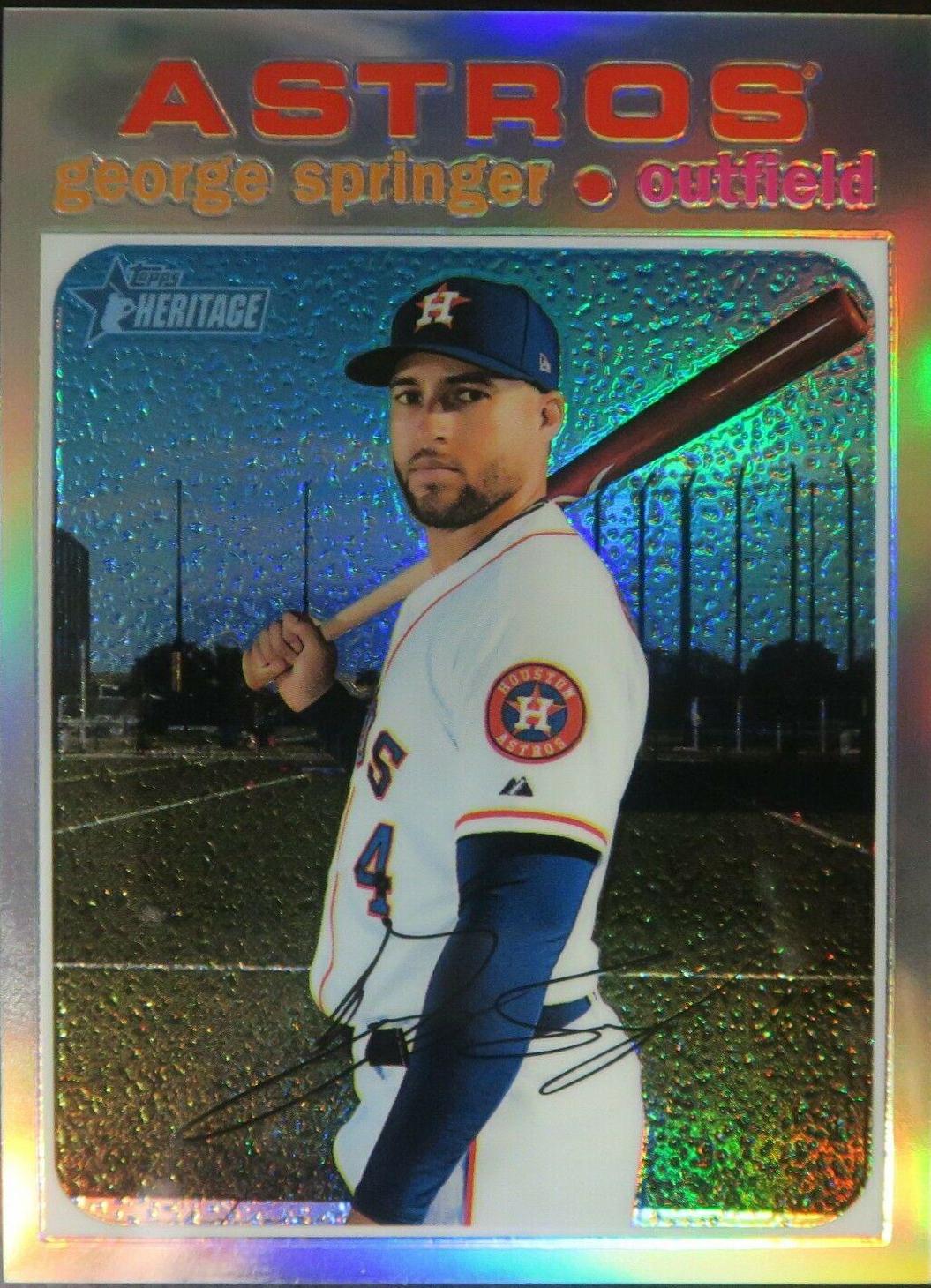 George Springer [Chrome Refractor] #THC-244