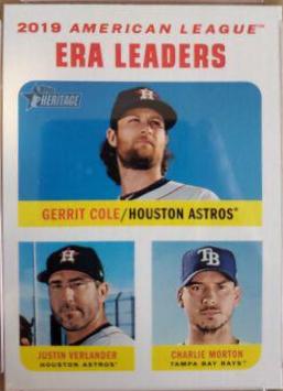 Gerrit Cole / Justin Verlander / Charlie Morton [White Border] #67