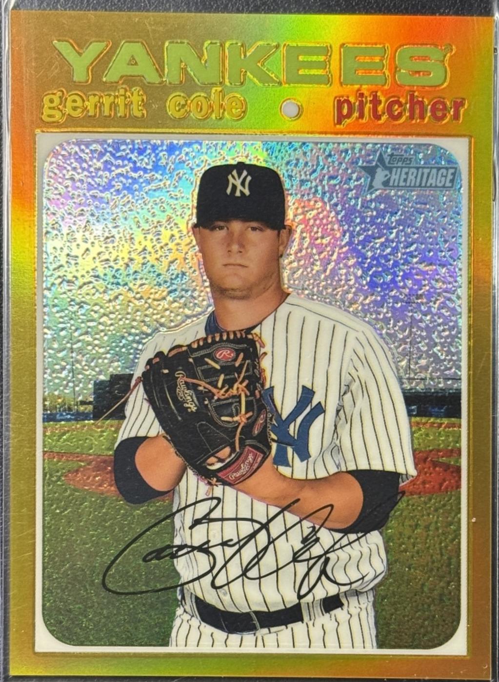 Gerrit Cole [Chrome Gold Refractor] #THC-501