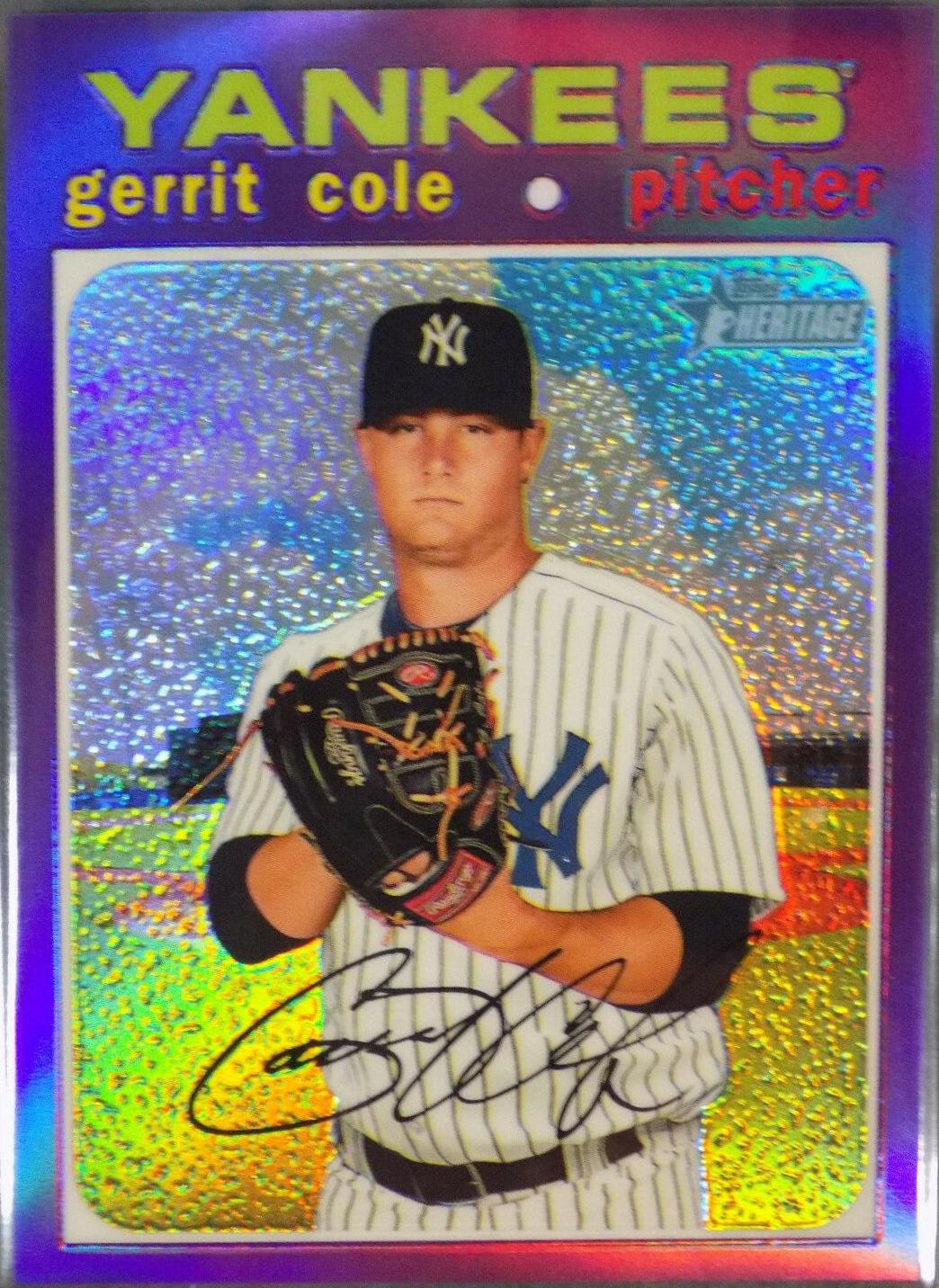 Gerrit Cole [Chrome Purple Refractor] #THC-501