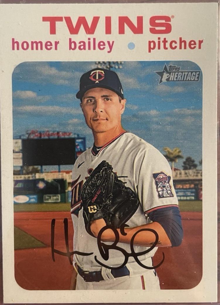 Homer Bailey [White Border] #573