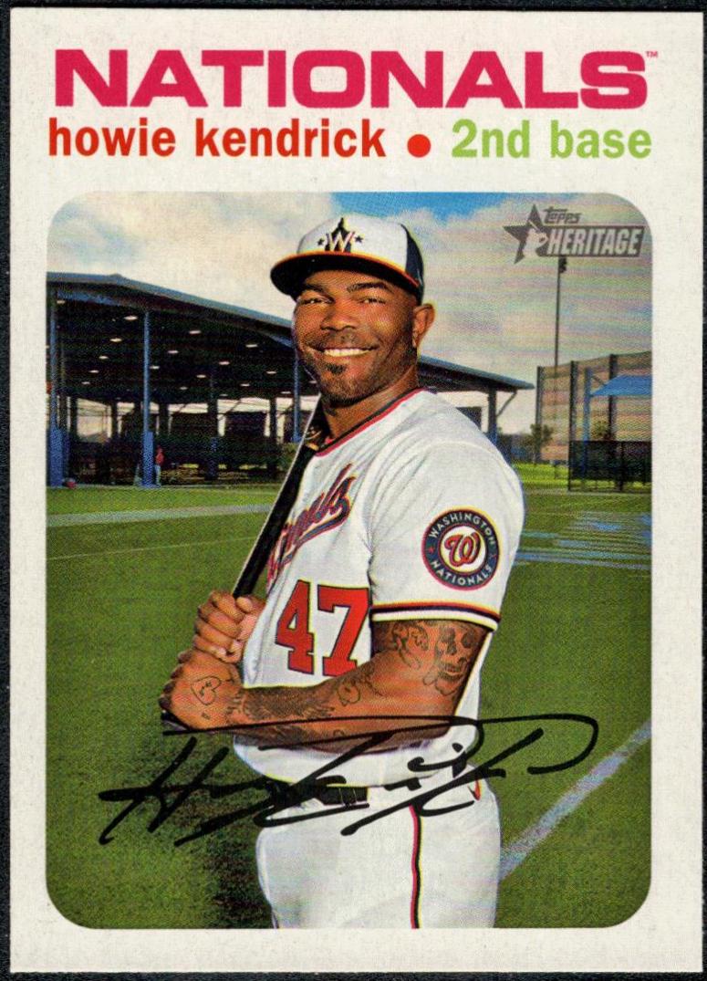 Howie Kendrick [White Border] #673