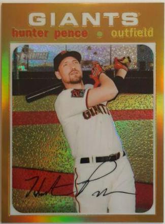 Hunter Pence [Chrome Gold Refractor] #THC-511