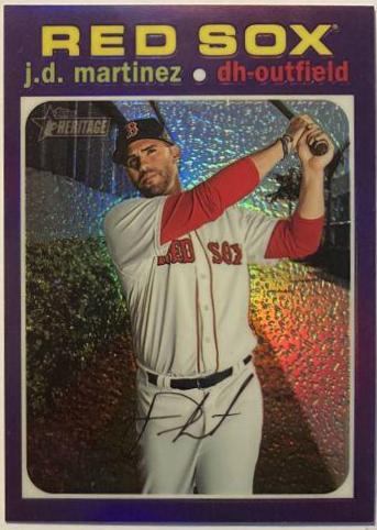 J.D. Martinez [Chrome Purple Refractor] #THC-423