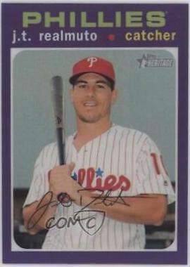 J.T. Realmuto [Chrome Purple Refractor] #THC-75