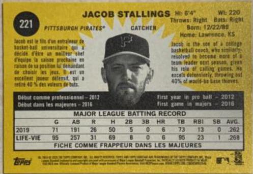Jacob Stallings [French Text] #221
