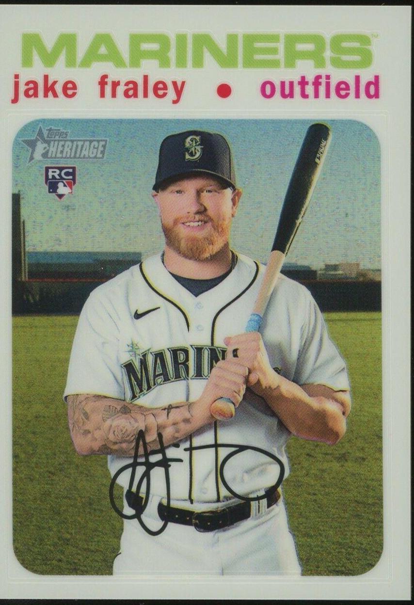 Jake Fraley [Chrome White Refractor] #THC-547