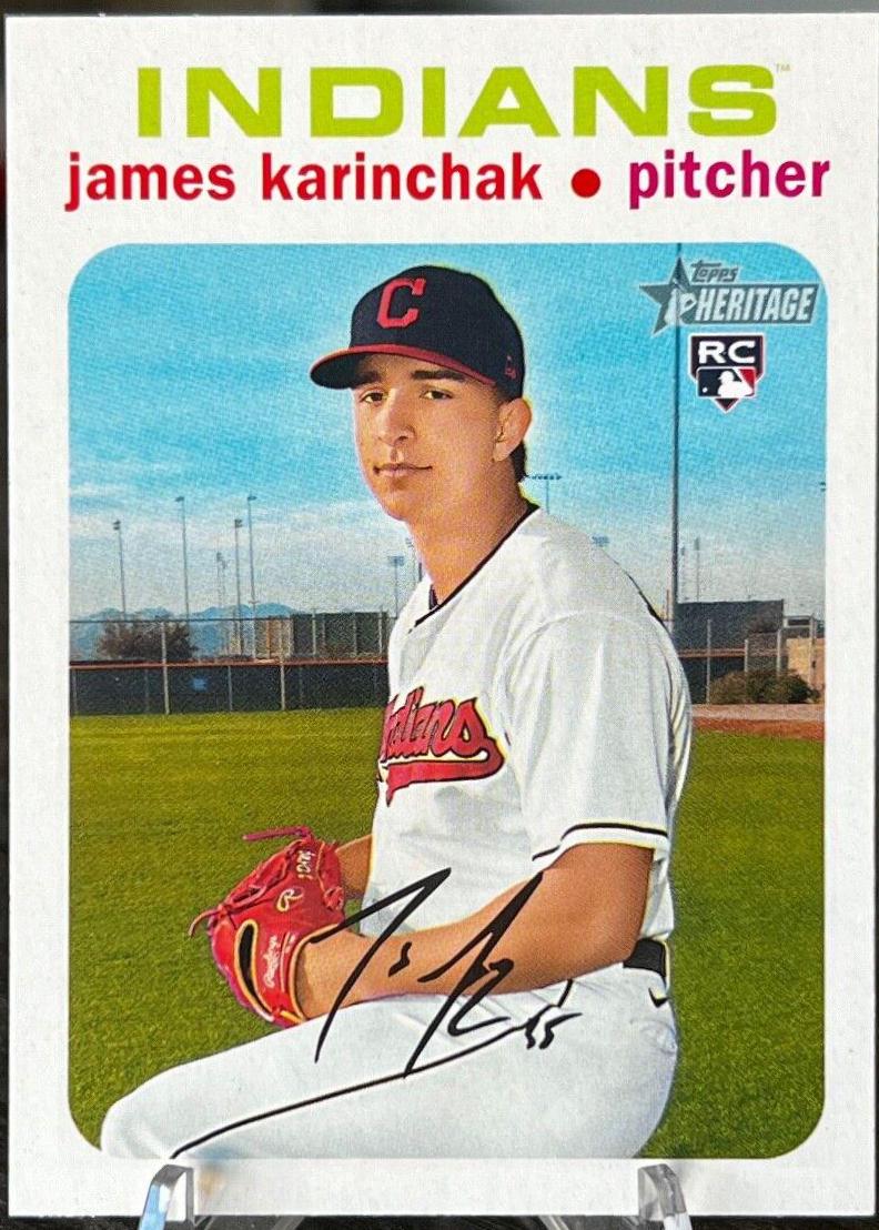 James Karinchak [White Border] #504