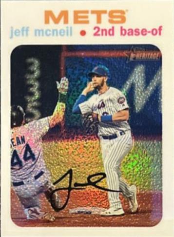 Jeff McNeil [Chrome White Refractor] #THC-492