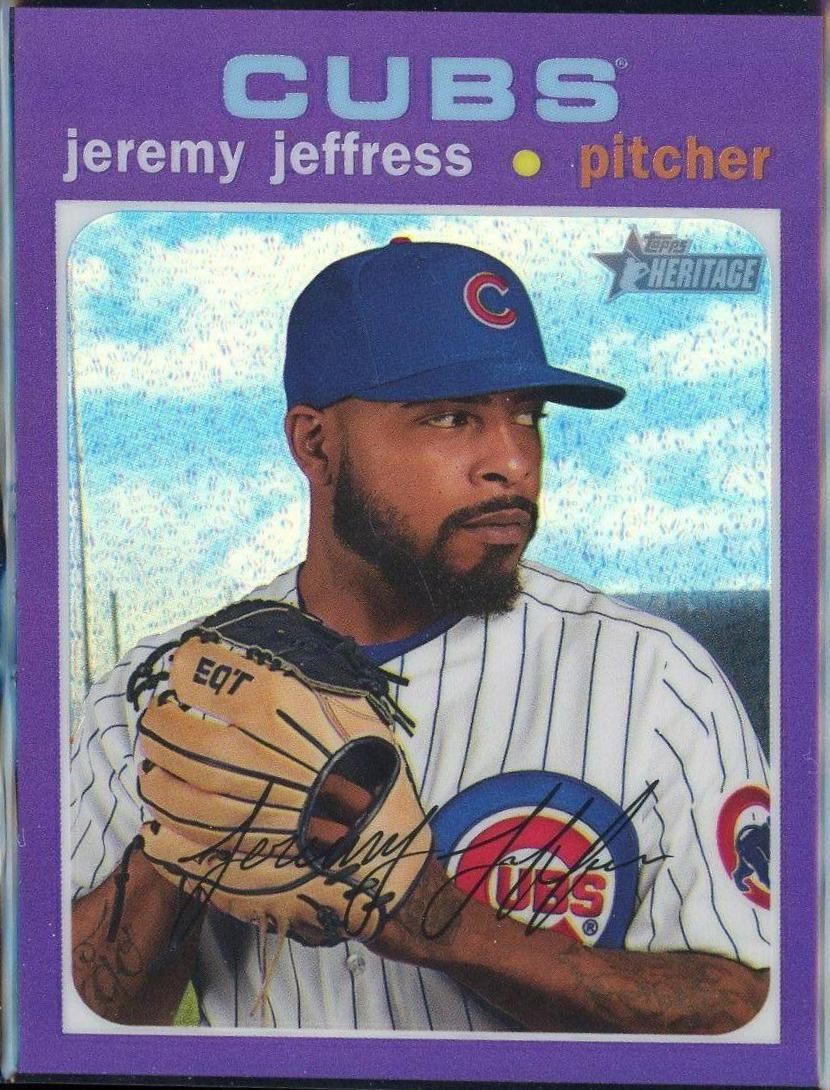 Jeremy Jeffress [Chrome Purple Refractor] #THC-521