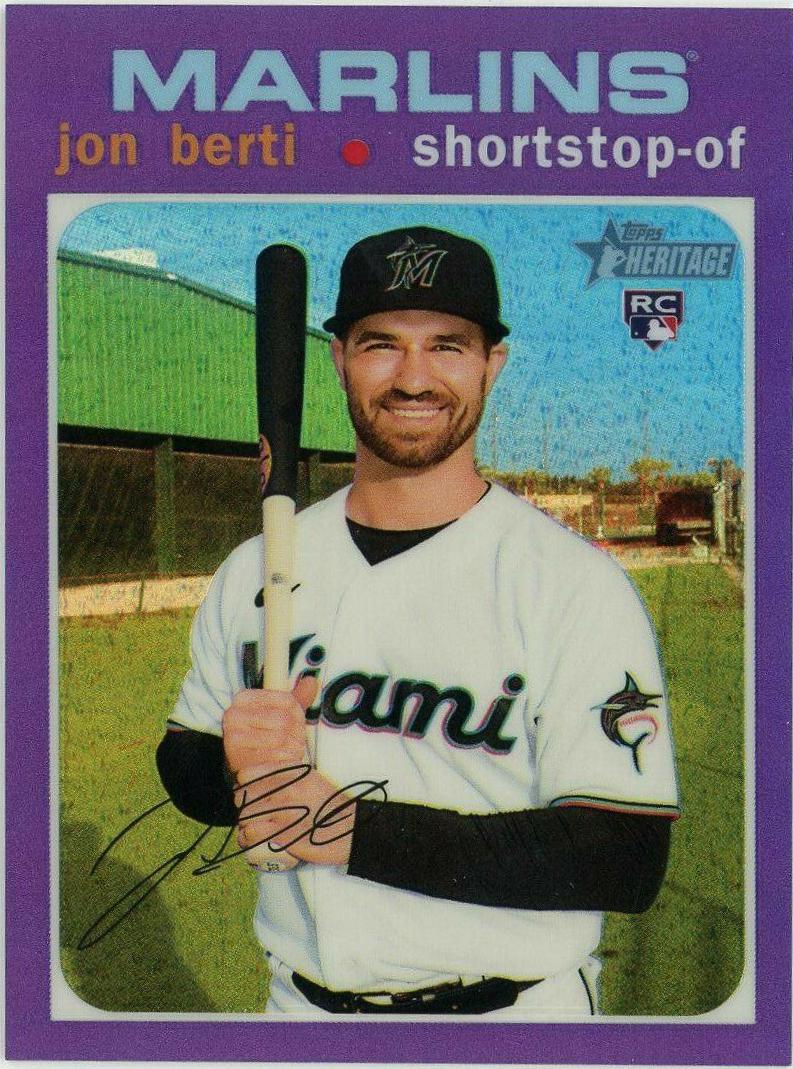 Jon Berti [Chrome Purple Refractor] #THC-540