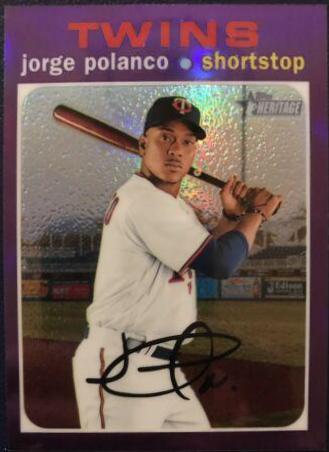 Jorge Polanco [Chrome Purple Refractor] #THC-236