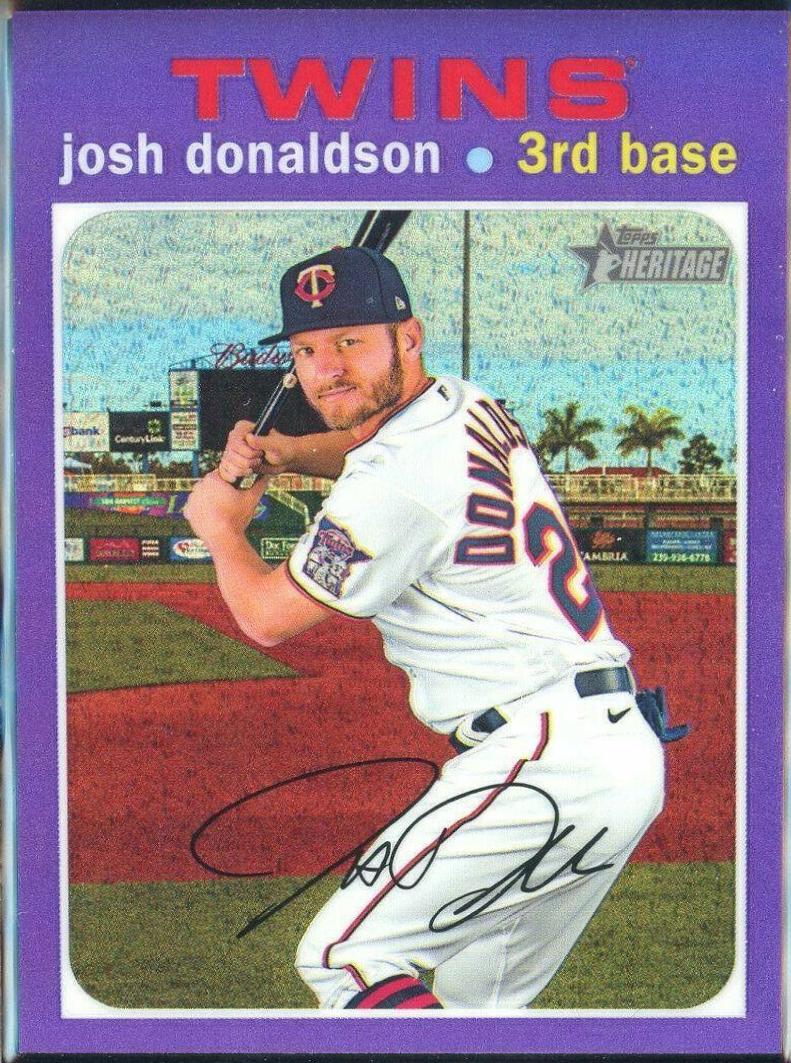 Josh Donaldson [Chrome Purple Refractor] #THC-503