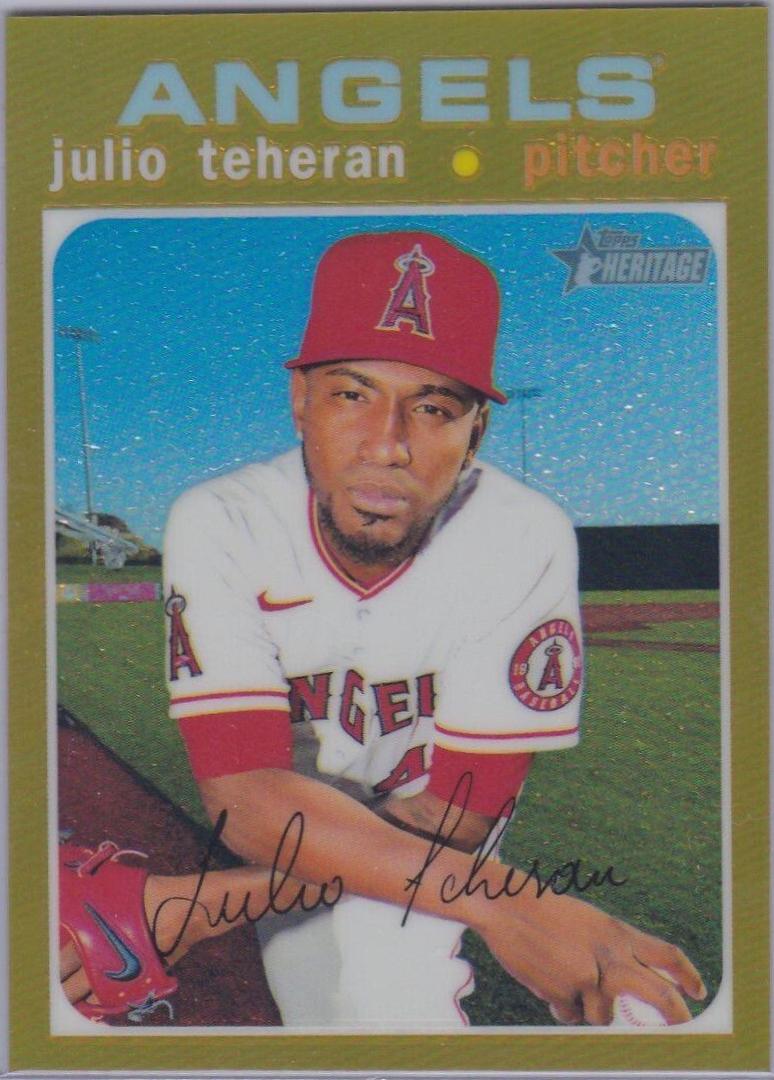 Julio Teheran [Chrome Gold Refractor] #THC-516